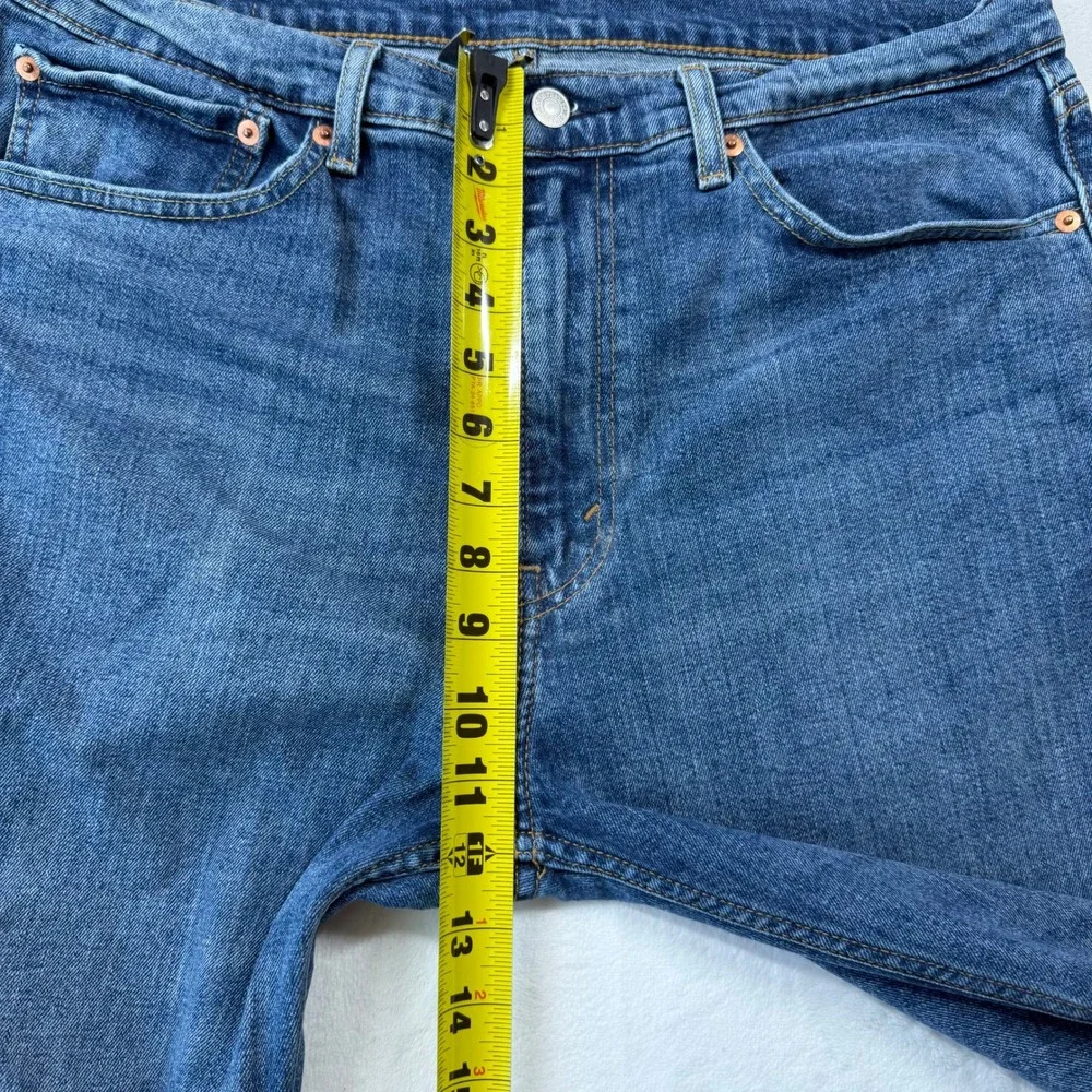 Levi's 505 Regular Fit Jeans Mens 36x34 Blue Good Straight Leg Denim